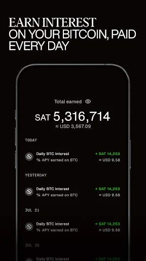 Xapo Bank: Save in BTC & USD screenshot 3