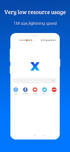 X Browser -Light & Super fast screenshot 1