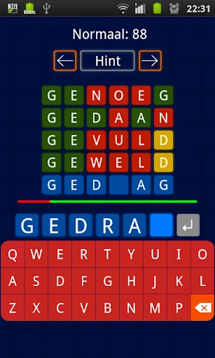 Woord Bingo - NL screenshot 1