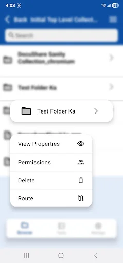 Xerox DocuShare screenshot 2