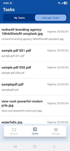 Xerox DocuShare screenshot 4