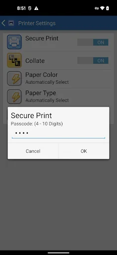 Xerox Print Service Plugin screenshot 2