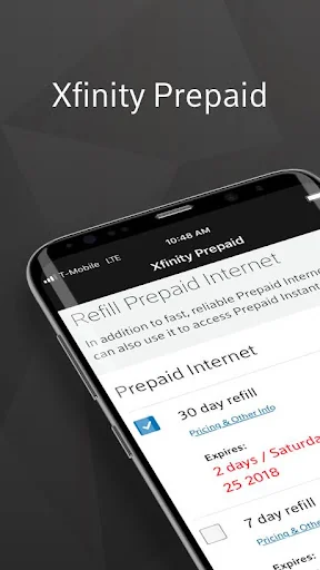 Xfinity Prepaid screenshot 1