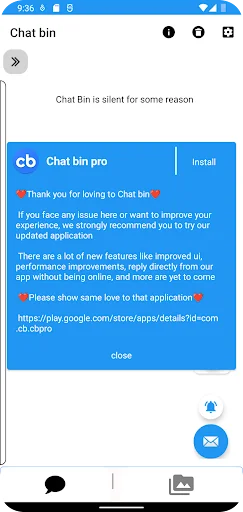 Chat Bin(Recover deleted chat) screenshot 1