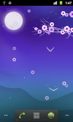 Blooming Night Live Wallpaper