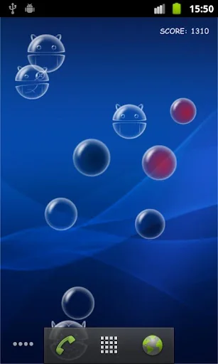 Bubble Droid Live Wallpaper screenshot 1