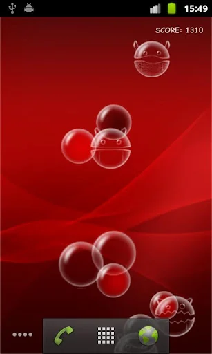 Bubble Droid Live Wallpaper screenshot 2