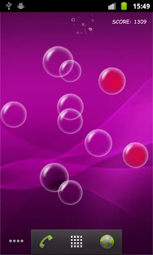 Bubble Droid Live Wallpaper screenshot 3