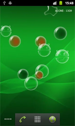 Bubble Droid Live Wallpaper screenshot 4