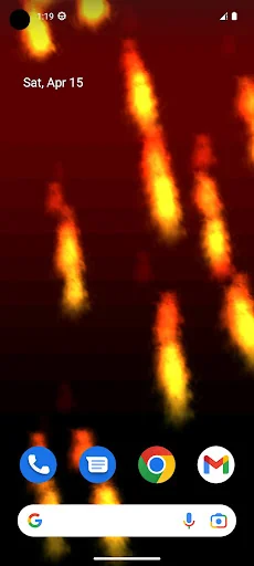 Fire Rain Live Wallpaper