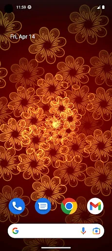Neon Flower Live Wallpaper