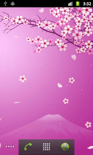 Sakura Live Wallpaper screenshot 1