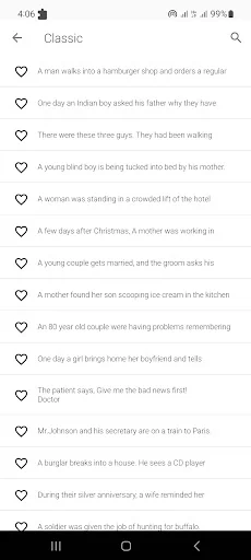 Funny Jokes and Stories screenshot 2