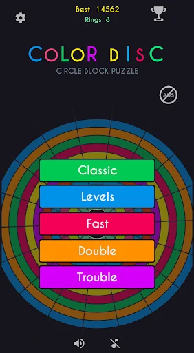 Color Disc Circle Block Puzzle