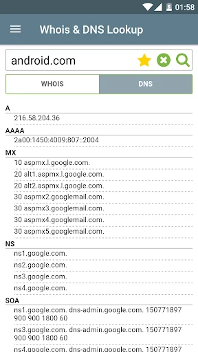 Whois & DNS Lookup - Domain/IP screenshot 3