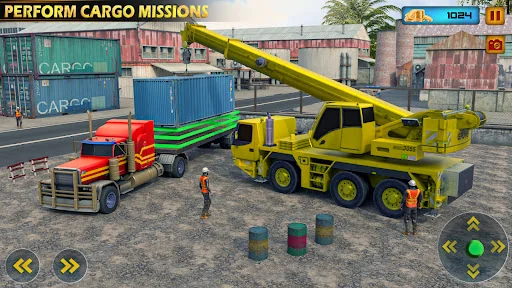 Crane Driving Simulator Game