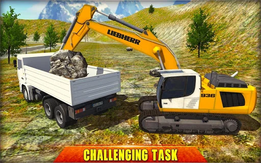 Heavy Excavator Crane Simulato