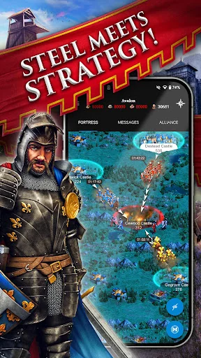 Lords & Knights - Medieval MMO screenshot 4