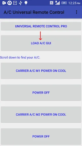 A/C Universal Remote Control
