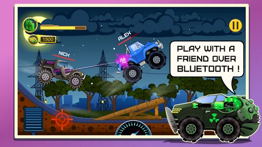 Mad Hill Racing: Bluetooth screenshot 1