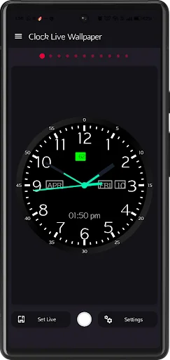 Analog Clock Live Wallpaper screenshot 3
