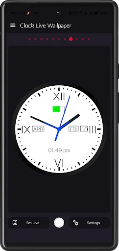 Analog Clock Live Wallpaper screenshot 4