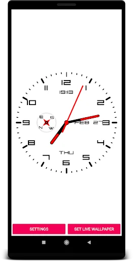 Clock Live Wallpaper screenshot 4