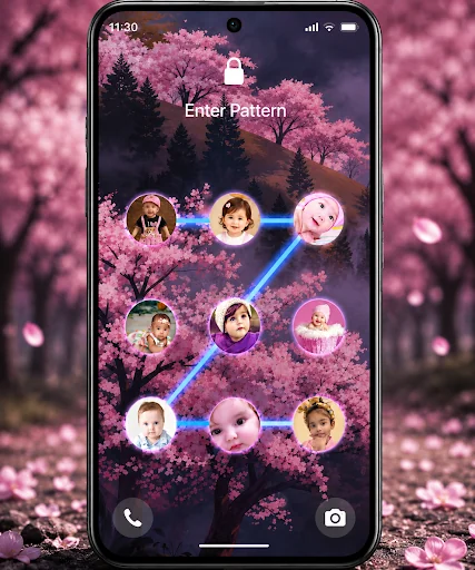 Photo Pattern Lock Screen