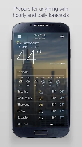 Yahoo Weather: Forecast & Maps screenshot 2