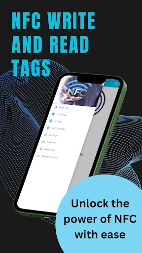 NFC write and read tags
