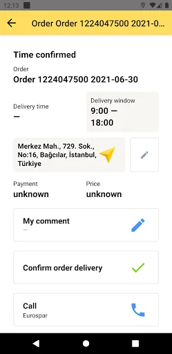 Yandex.Courier (corporate app) screenshot 3