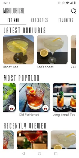 Mixological - Cocktail book screenshot 1