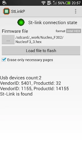 StLinkP - Stm32 updater screenshot 1