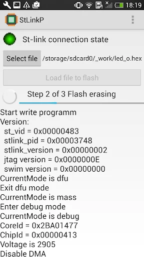StLinkP - Stm32 updater screenshot 3