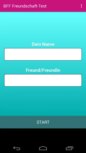 Freundschaftstest Freund Quiz