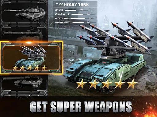Tank Strike - battle online screenshot 2