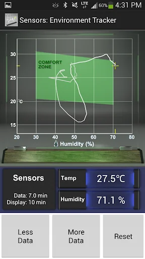Sensors: Temp and Humidity screenshot 2