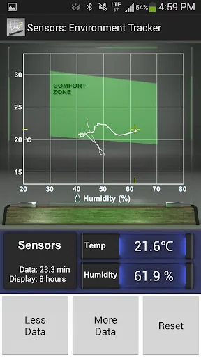 Sensors: Temp and Humidity screenshot 3