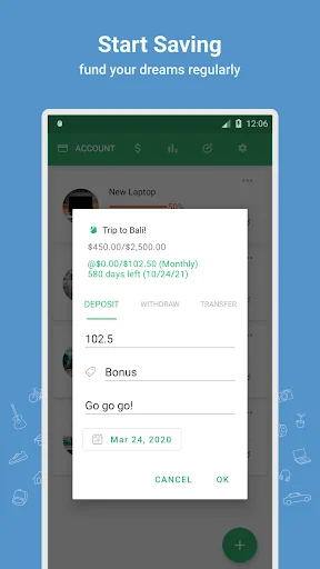 Thriv - Savings Goal Tracker screenshot 2