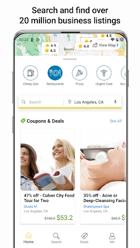 YP - The Real Yellow Pages screenshot 1