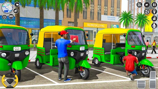 Tuk Tuk Auto Rickshaw Driving