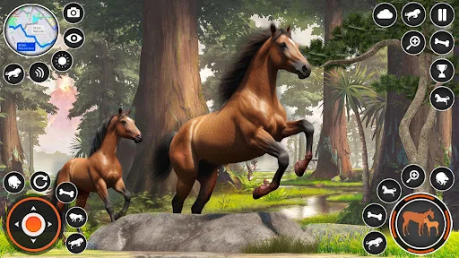Wild Horse Family Simulator 3D screenshot 2