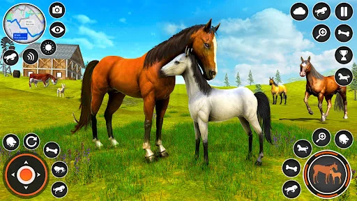 Wild Horse Family Simulator 3D screenshot 3