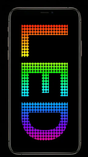 LED Scroller - Rainbow Text
