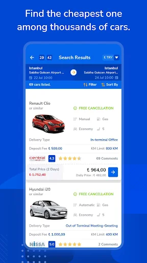 Yolcu360 - Car Rental screenshot 4