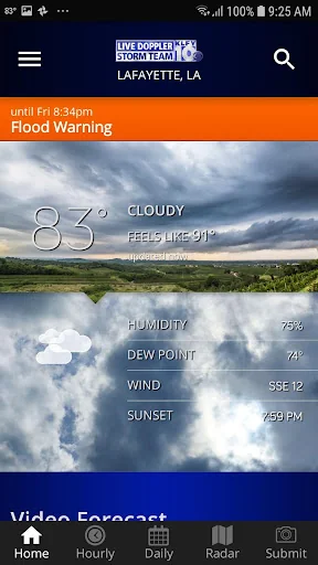 KLFY Weather - Weather and Rad screenshot 1