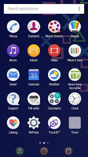 Theme PSpad for XPERIA screenshot 2