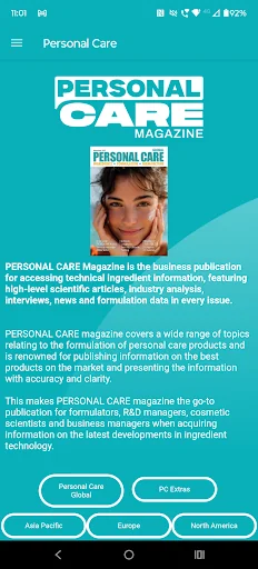 PERSONAL CARE MAGAZINE