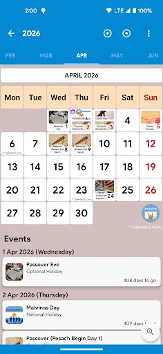 Argentina Calendar 2026-2027