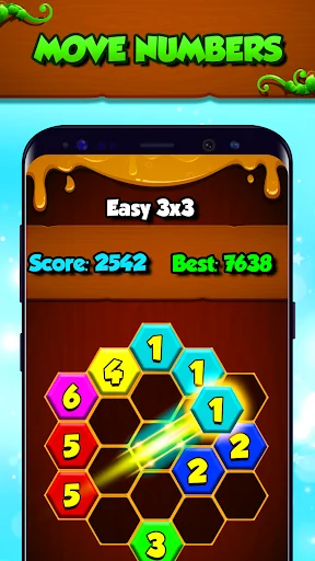 Hexa Numbers: Merge Puzzle
